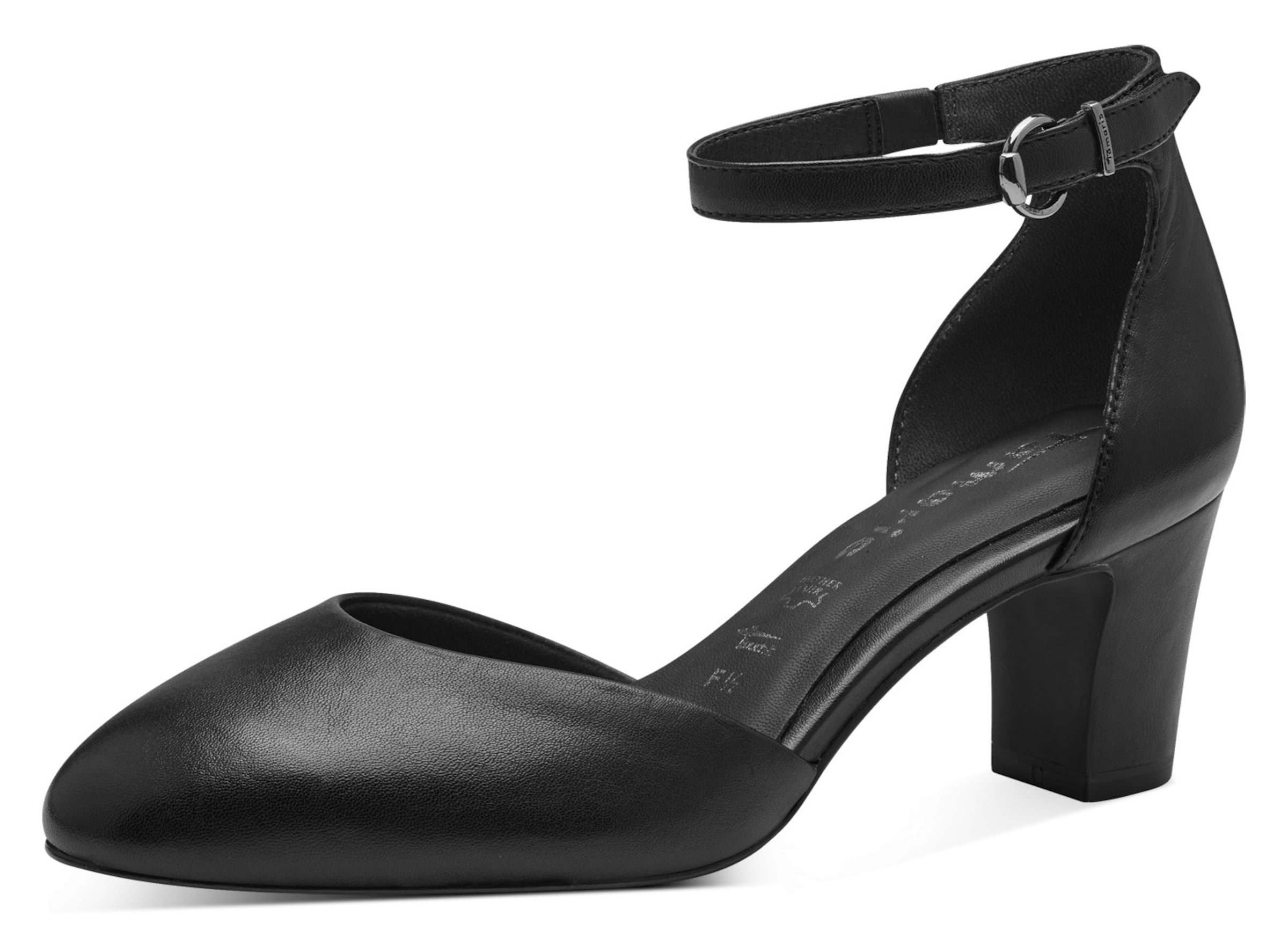 Escarpins Tamaris en noir : devant