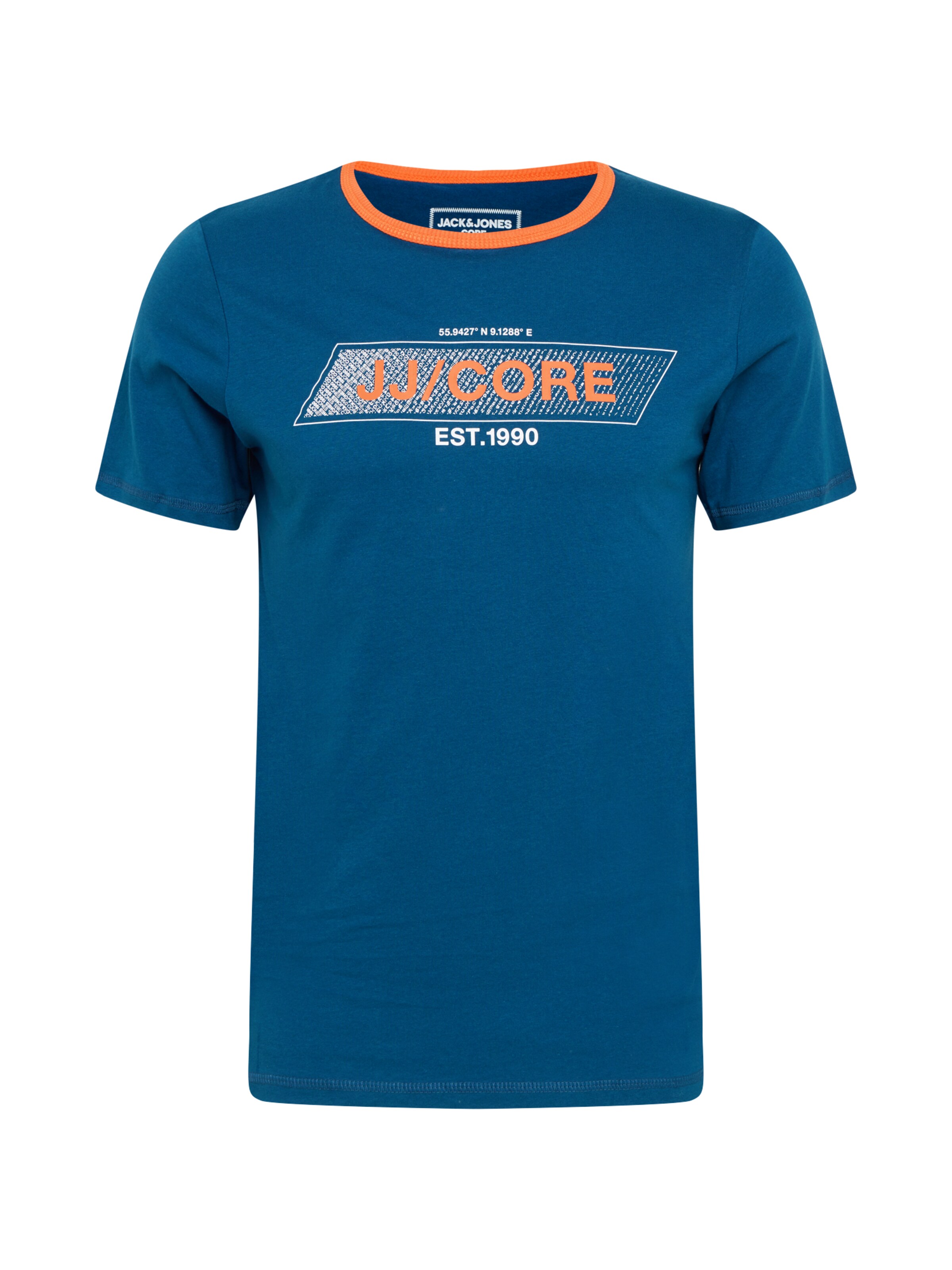 JACK & JONES en azul / naranja,