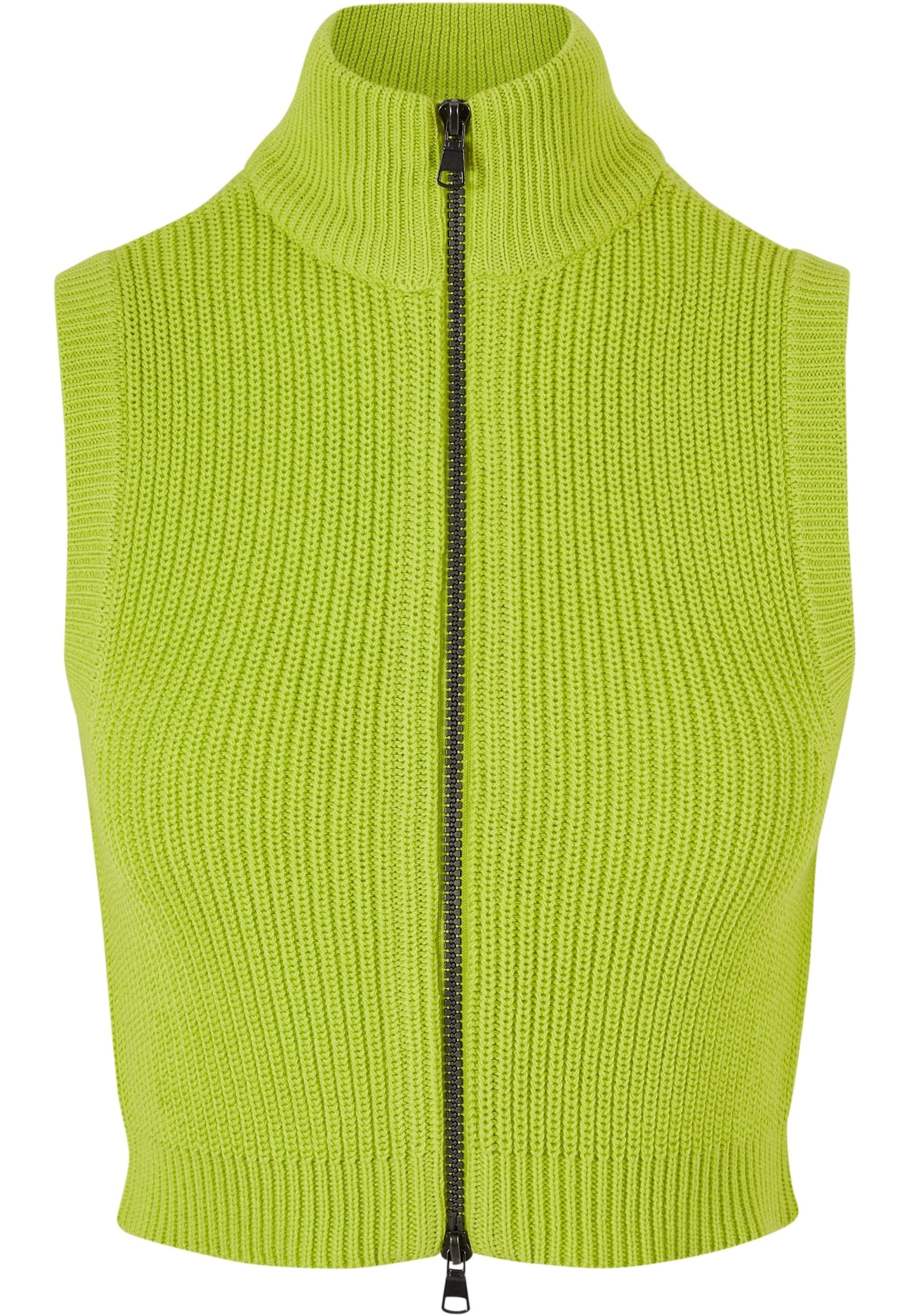 Gilet di Urban Classics in verde: frontale