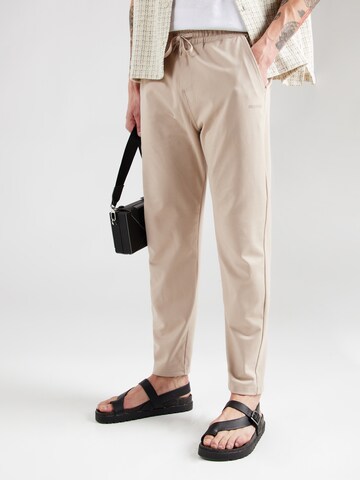 HOLLISTER Tapered Nadrág - barna: elől