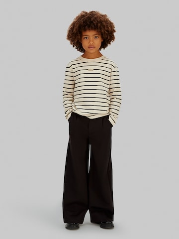 Wide Leg Pantalon 'Milano' Calvin Klein Jeans en noir : devant