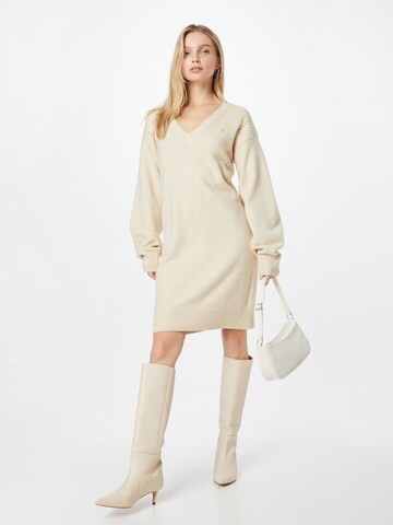 TOMMY HILFIGER Knit dress in Beige