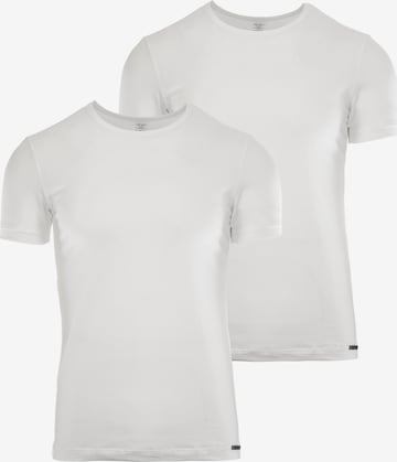 Olaf Benz Undershirt ' Crewneck 'RED 1601' 2-Pack ' in White: front