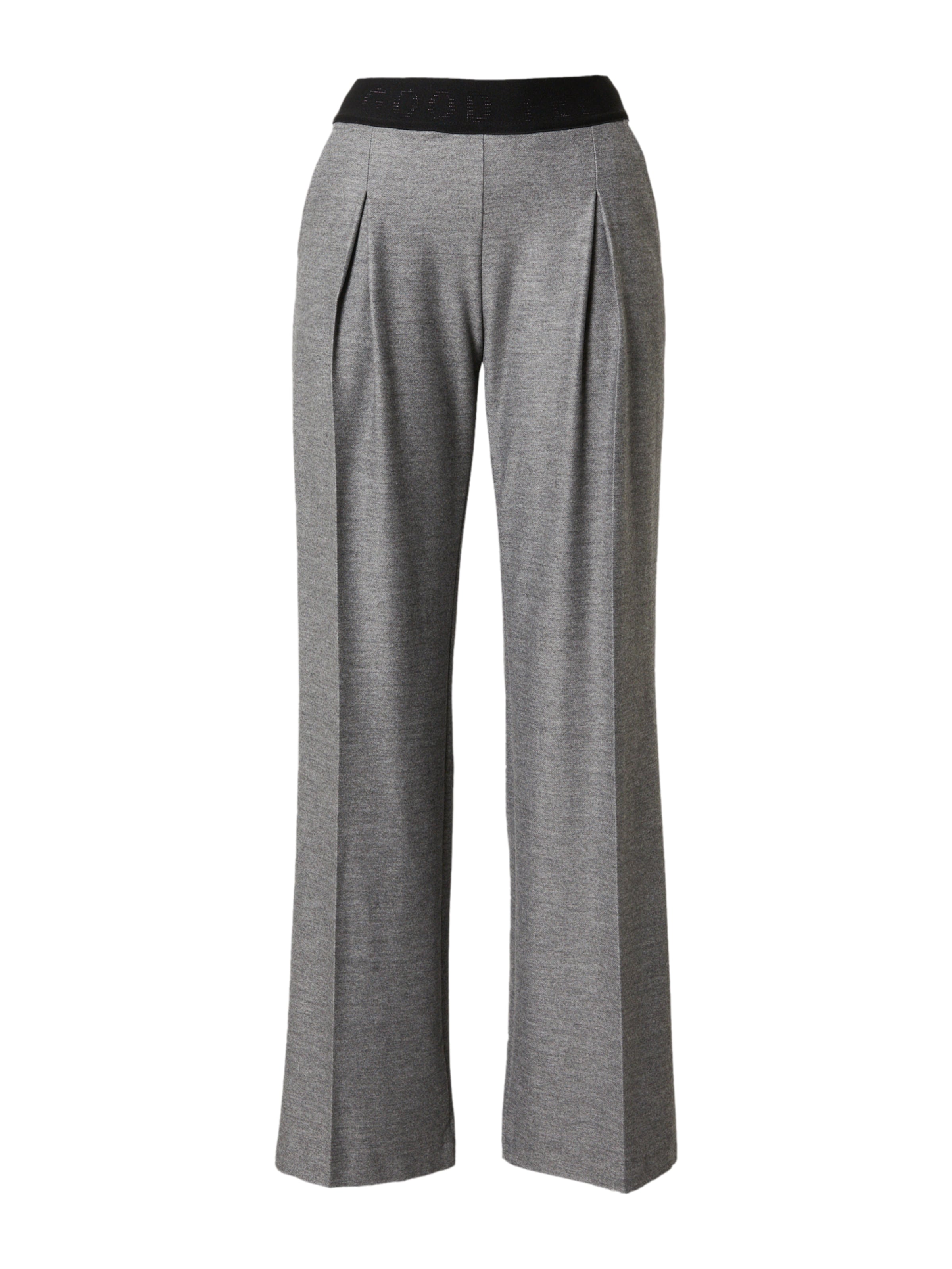 BRAX Wide Leg Hose 'Maine' in Grau: Vorderseite
