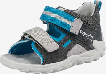 SUPERFIT Sandals & Slippers 'Flow' in Grey: front