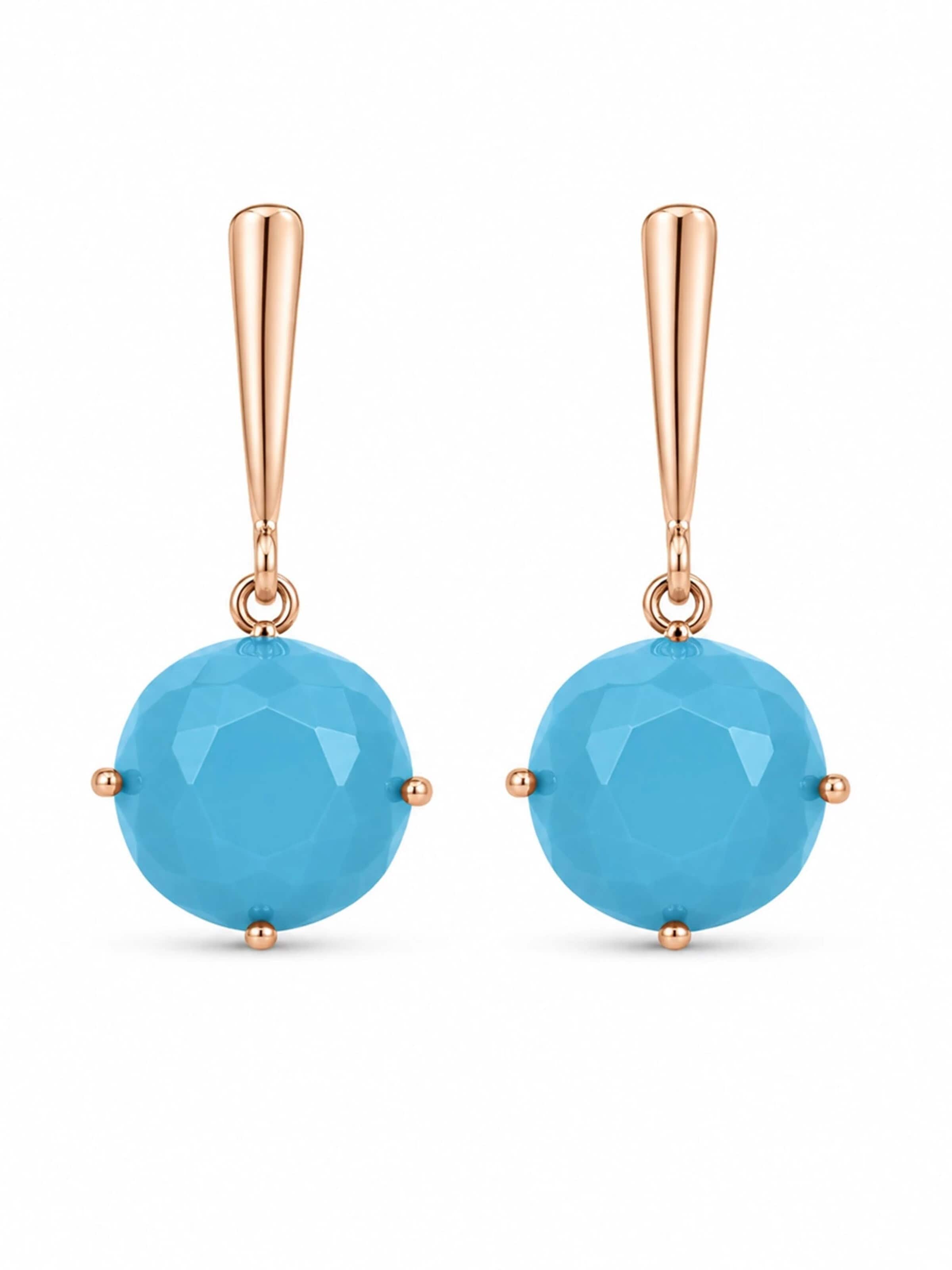 Secret Stones Earrings 'Passion' in Blue