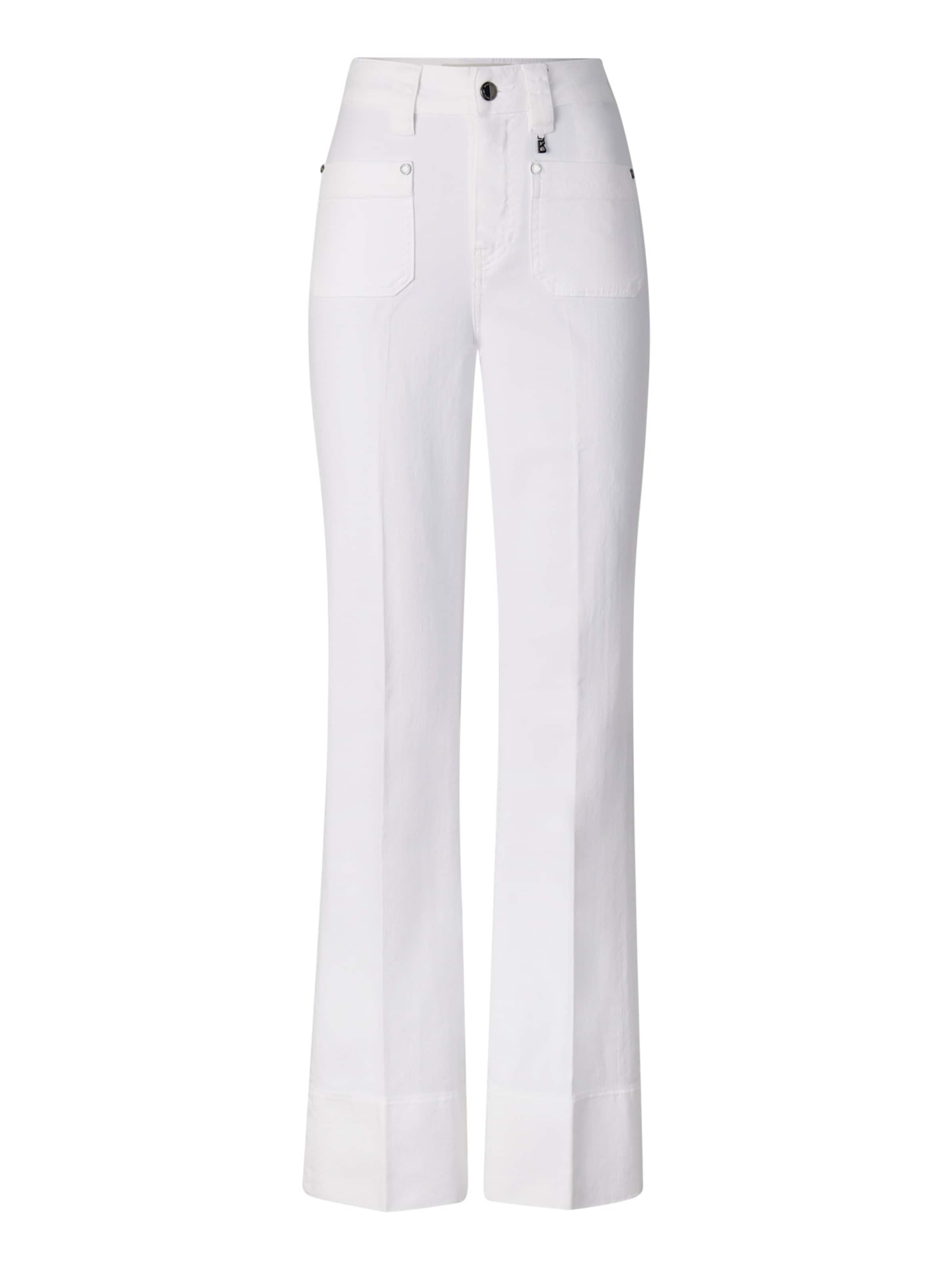 BOGNER Flared Jeans 'Devin' in White: front