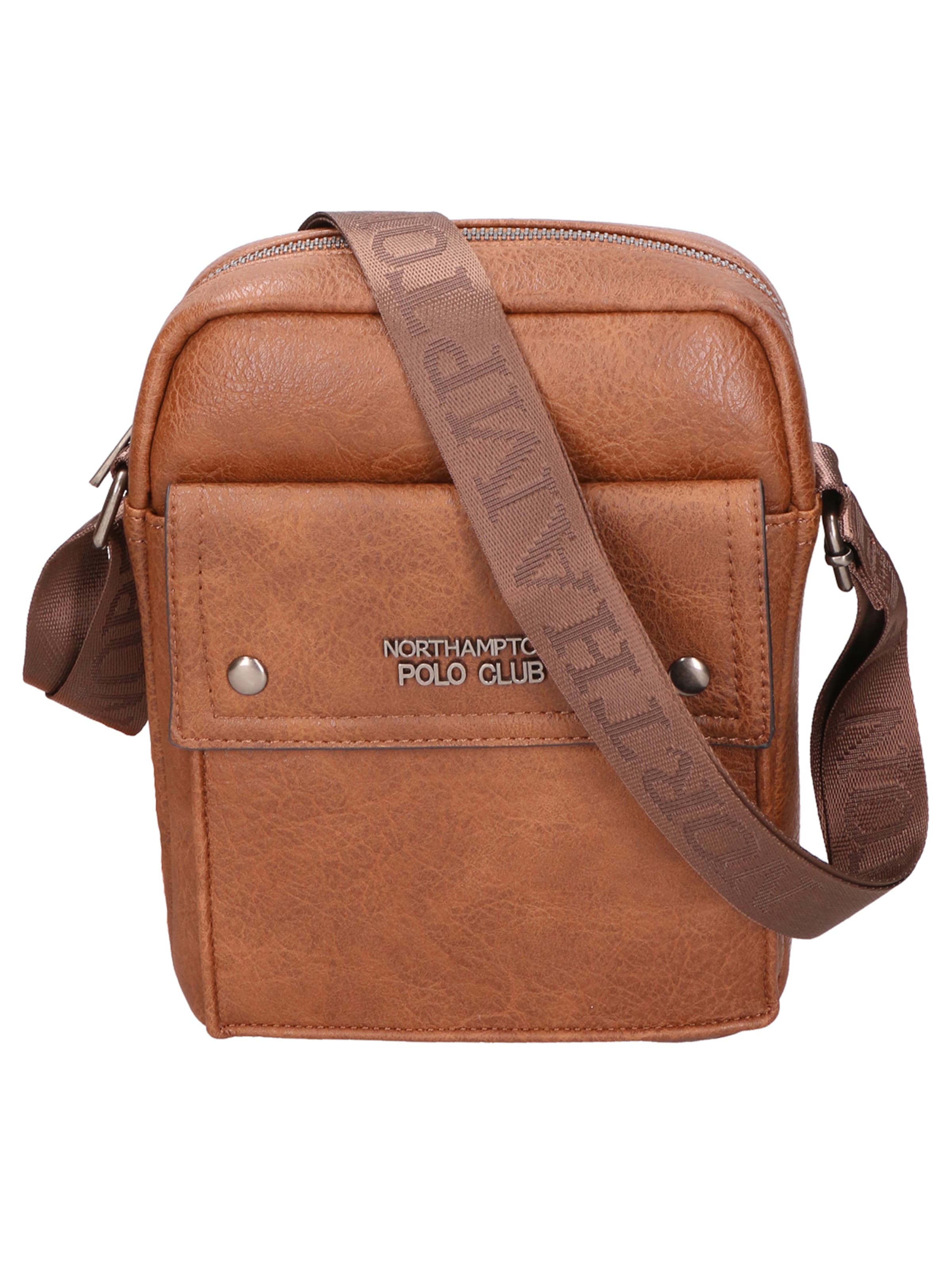 Northampton Polo Club Schoudertas in Bruin: voorkant