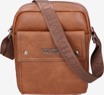 Northampton Polo Club Crossbody Bag in Brown: front