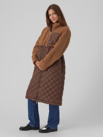 MAMALICIOUS Between-seasons coat 'Theodora' in Brown