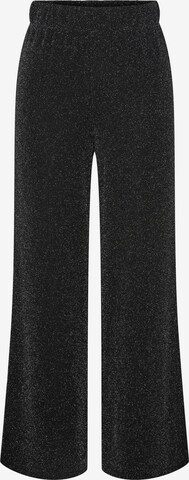 Wide leg Pantaloni 'LINA' de la PIECES pe negru: față