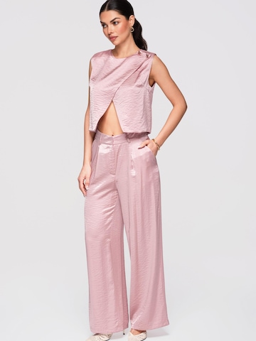 Ombre Wide leg Broek in Roze