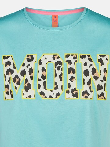 salzhaut Shirt 'Steenje - Moin' in Blauw: voorkant