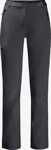 JACK WOLFSKIN Regular Outdoorhose 'GEIGELSTEIN' in Schwarz: predná strana