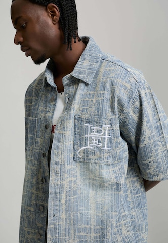 Ed Hardy Классический крой Рубашка в Синий