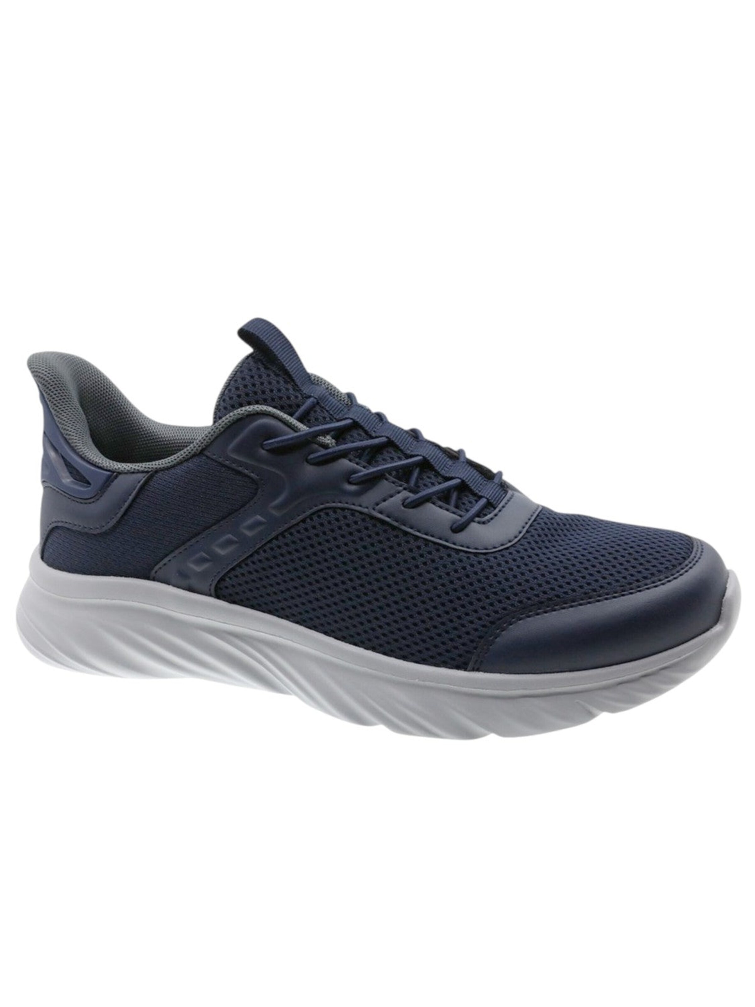 Scarpa stringata sportiva di Beppi in blu: frontale