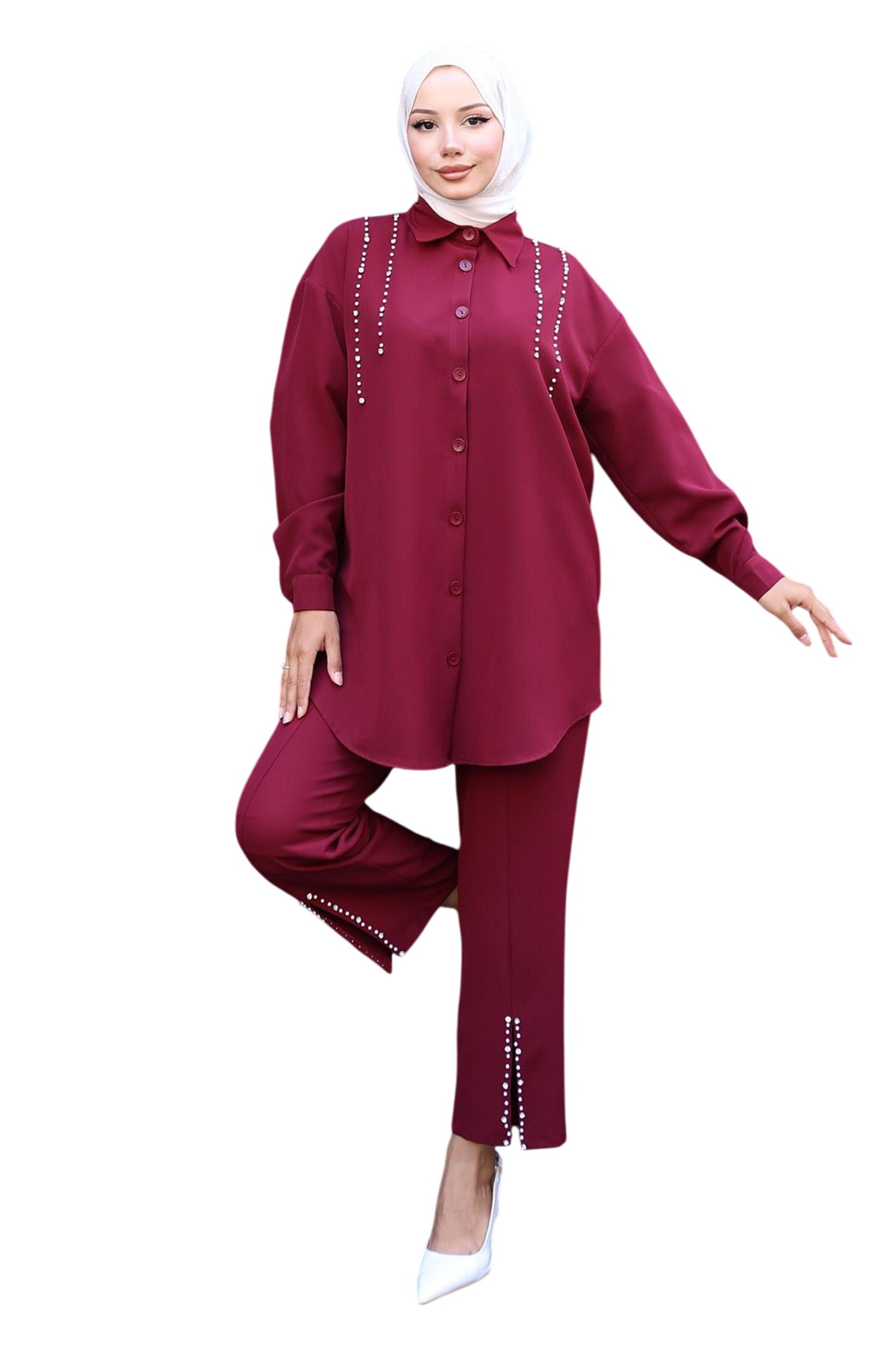 MODAMIHRAM Tunika in Rot