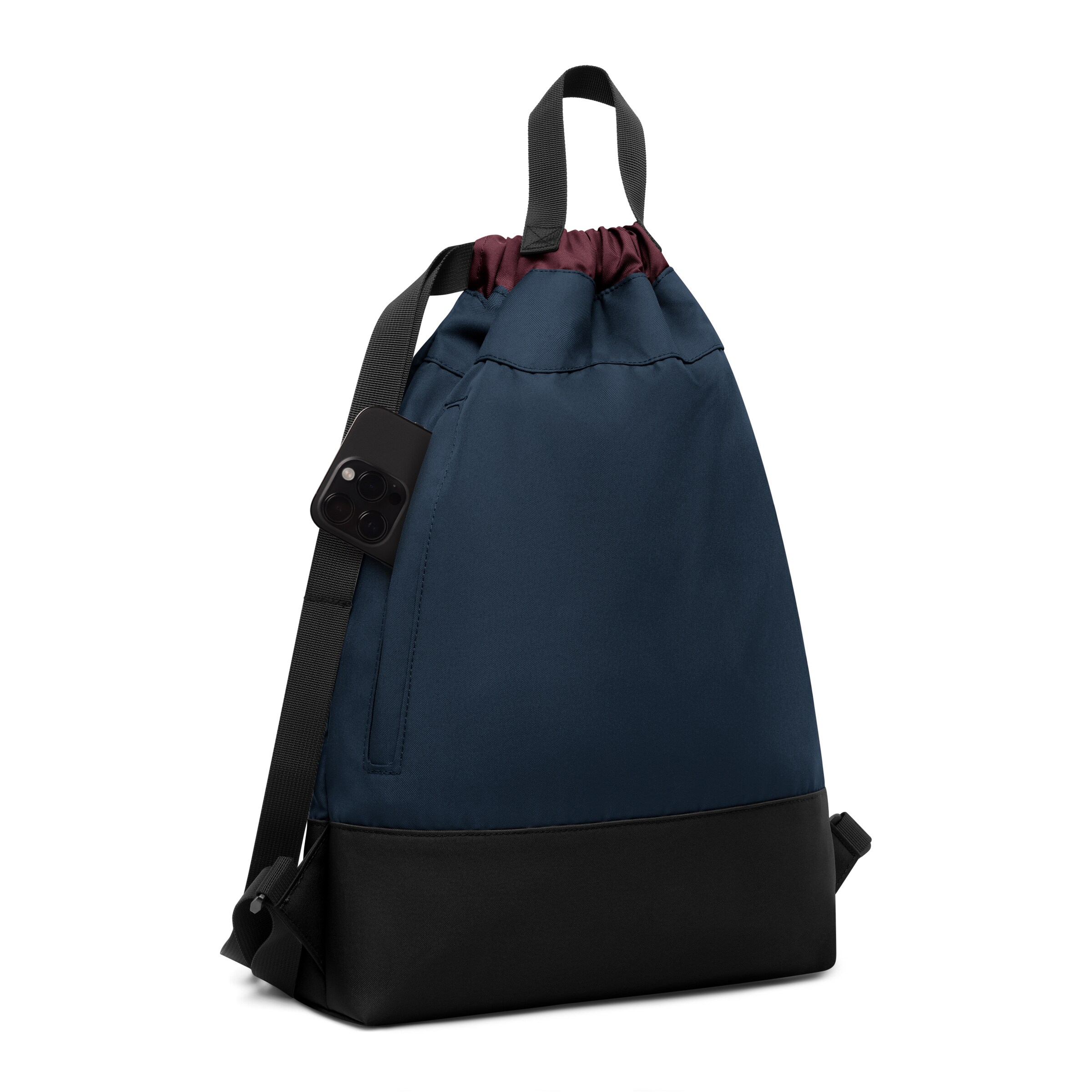 LARKSON Gym bag 'No 7' in Blue: side