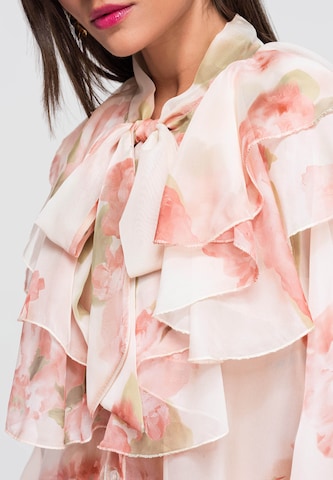 Ombre Bluse in Beige