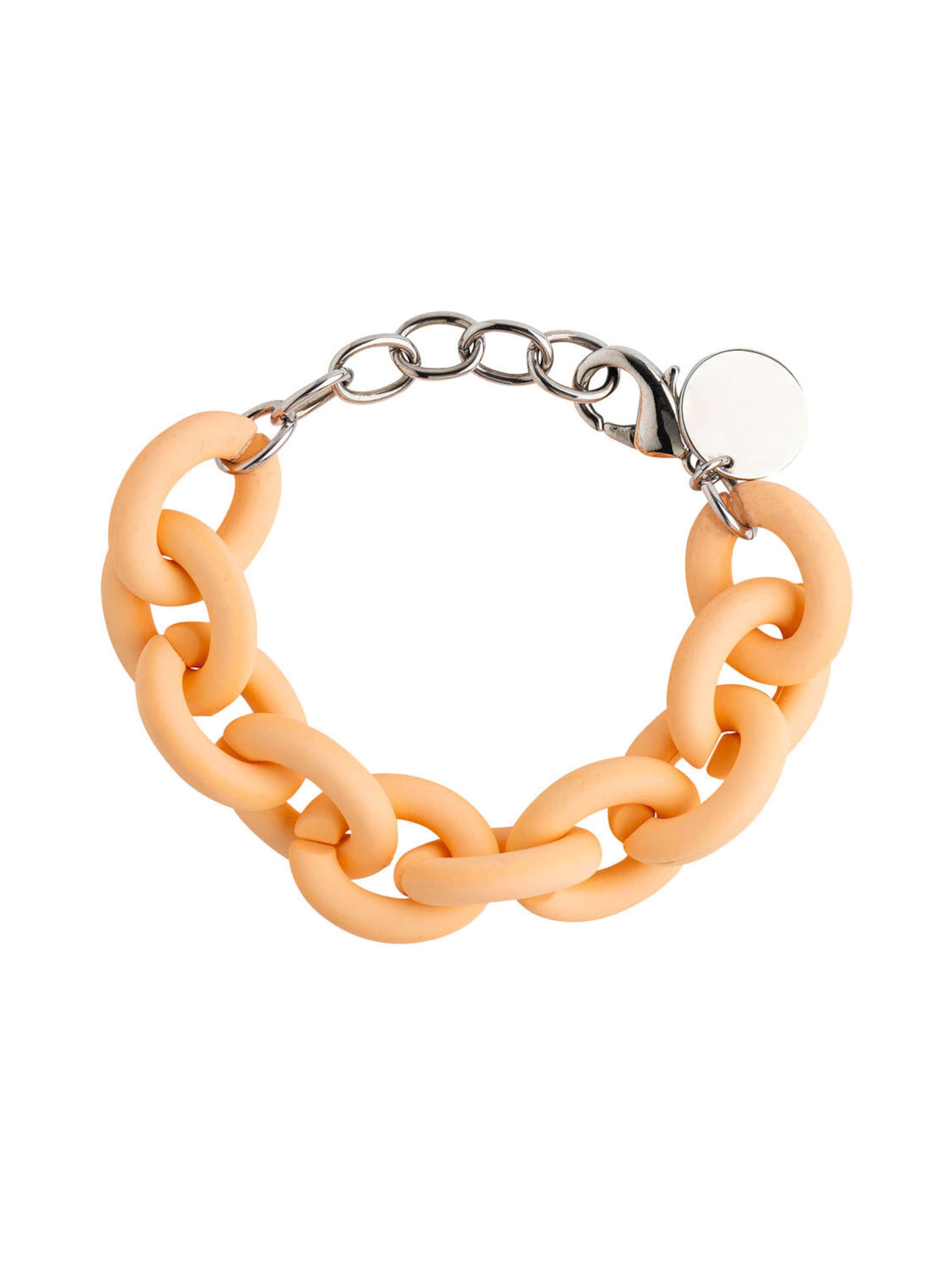 Cheeky Chain Munich Bracelet 'Chunky Soft' in Orange: front