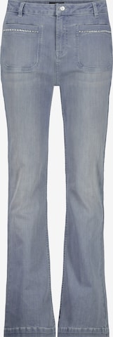 monari Flared Jeans in Blauw: voorkant