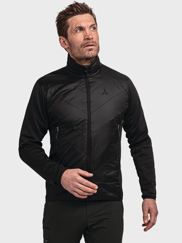 Schöffel Funktionele fleece-jas 'Cascata' in Zwart: voorkant