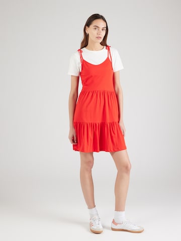 ONLY - Vestido de verano 'MAY' en rojo: frente