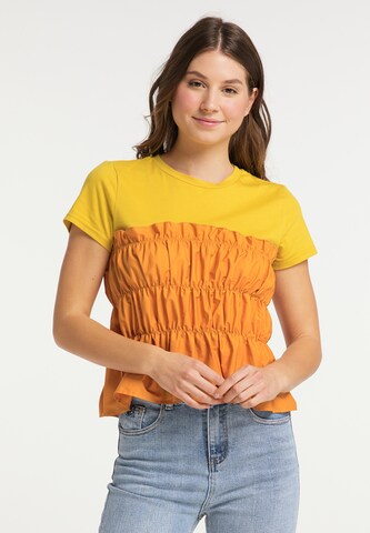 MYMO Shirt in Oranje: voorkant