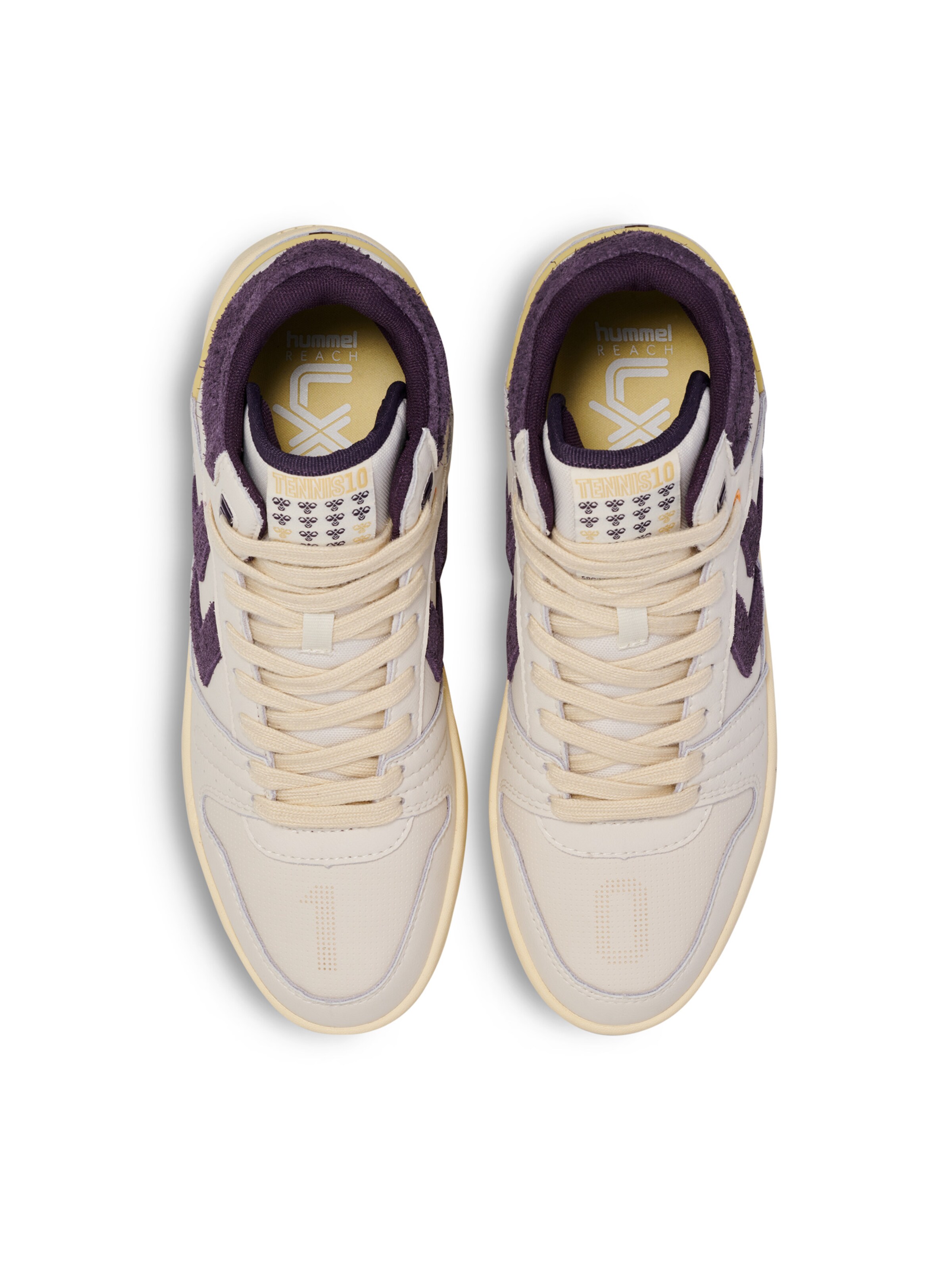 Hummel Sneakers hoog in Wit