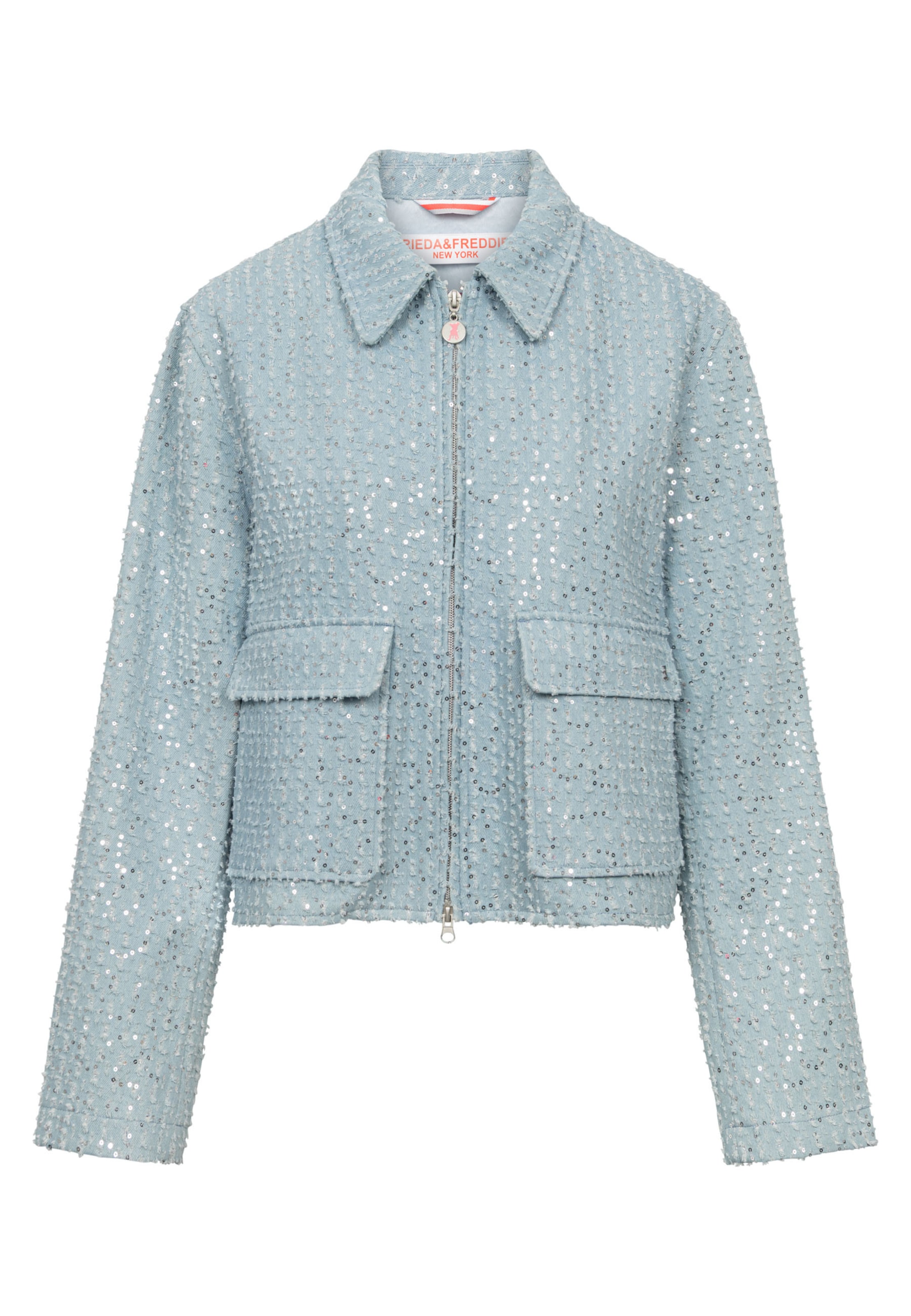 Frieda & Freddies NY Jacke in Blau: Vorderseite