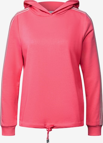STREET ONE Sweatshirt in Pink: front