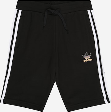 ADIDAS ORIGINALS - Pantalón 'Adicolor' en negro: frente