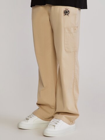 SikSilk Loose fit Pants in Beige