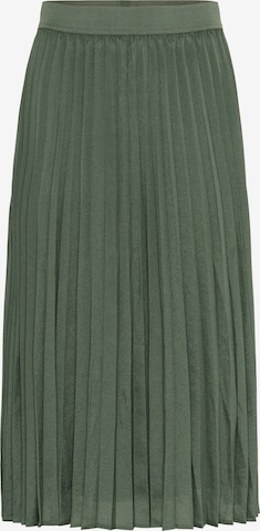 SAINT TROPEZ Rock 'Louise' in Grün: Vorderseite