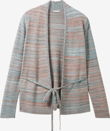 Cardigan TOM TAILOR en gris : devant