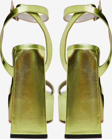 CESARE GASPARI Sandals in Yellow