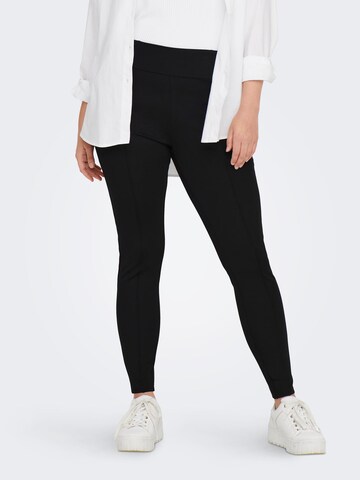 Skinny Leggings 'Tay' ONLY Carmakoma en noir : devant