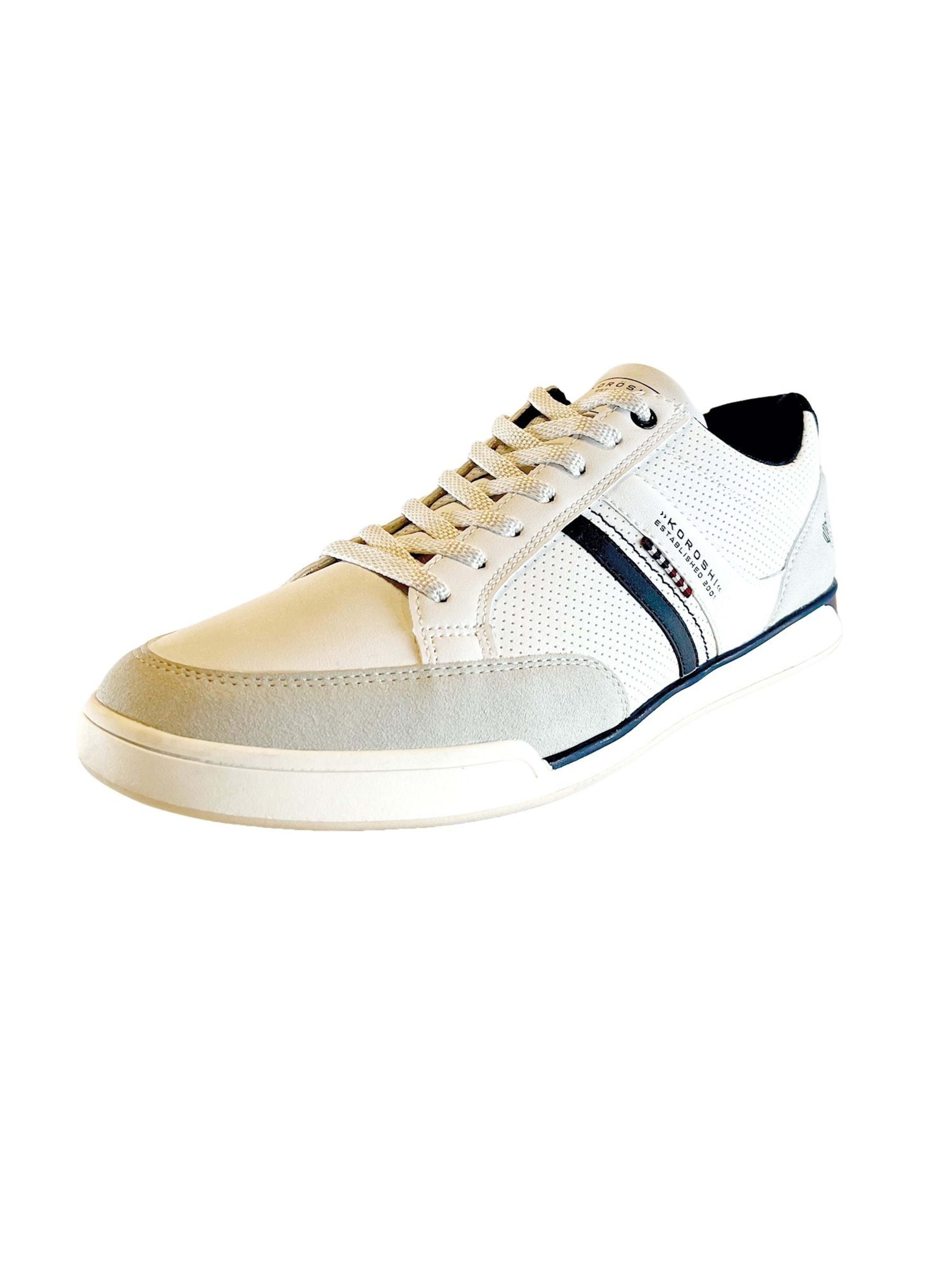 Sneaker bassa di KOROSHI in bianco: frontale