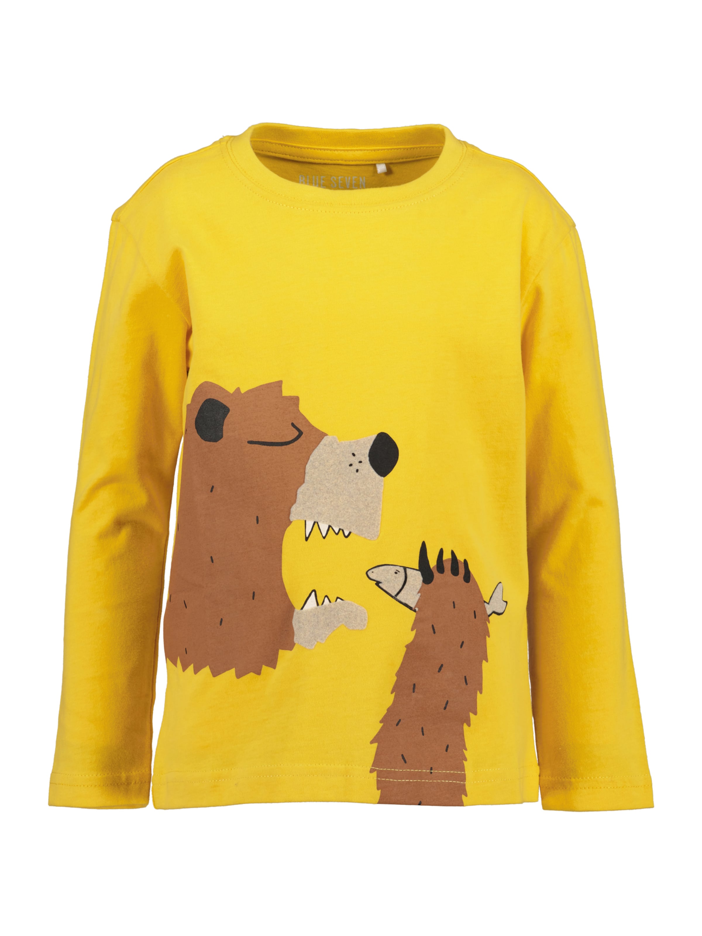 BLUE SEVEN Тениска в жълто: отпред