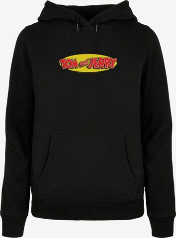 ABSOLUTE CULT Sweatshirt 'Tom And Jerry' in Schwarz: predná strana