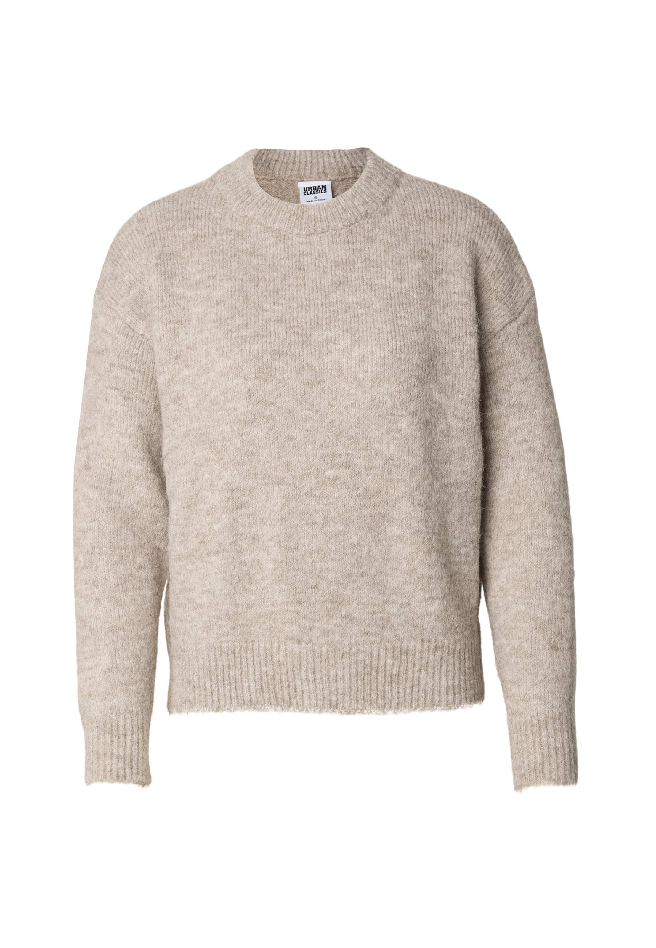 Urban Classics Trui in Grijs: voorkant