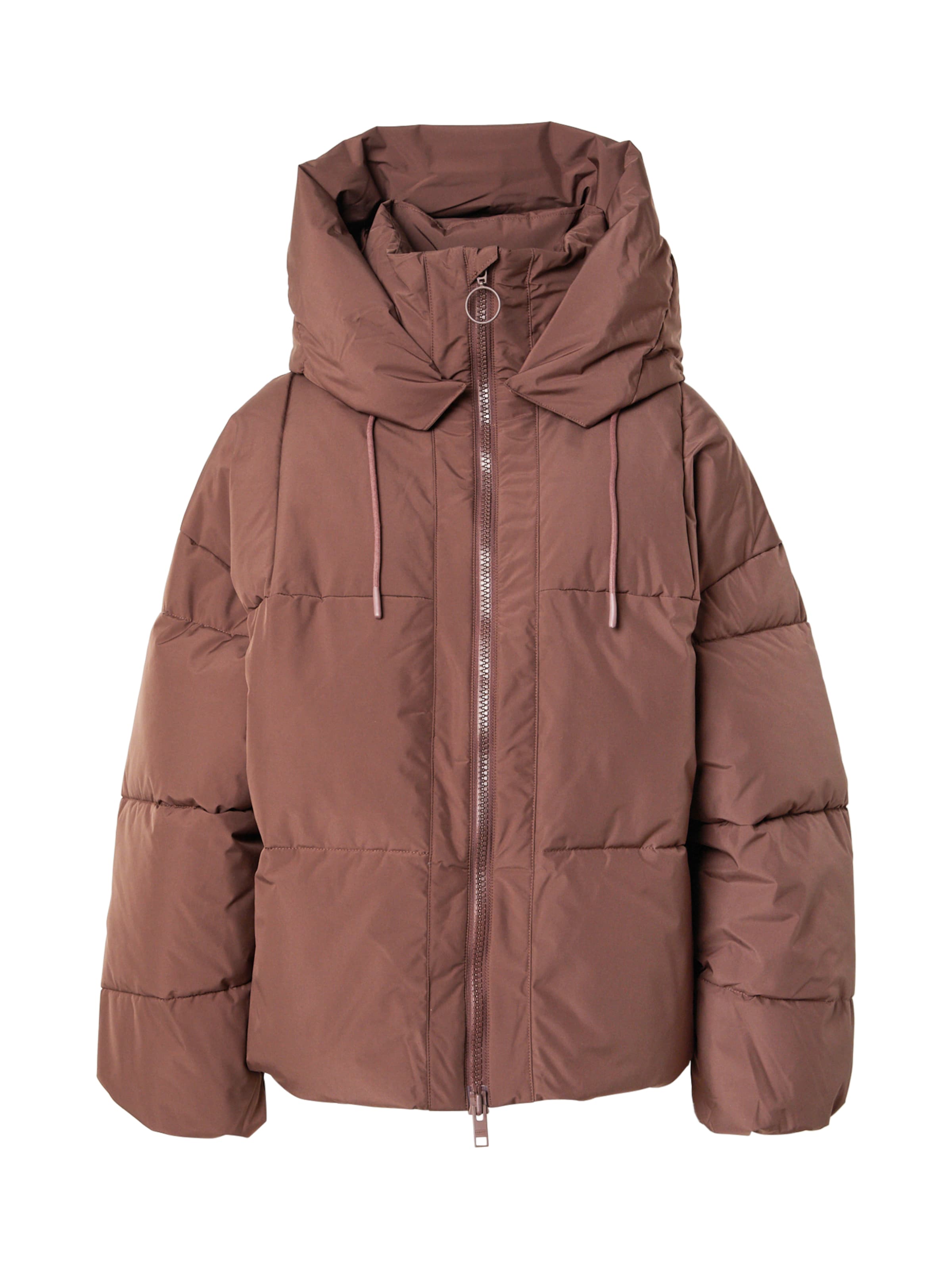 Embassy of Bricks and Logs Χειμερινό μπουφάν 'Zonza' σε καφέ: μπροστά