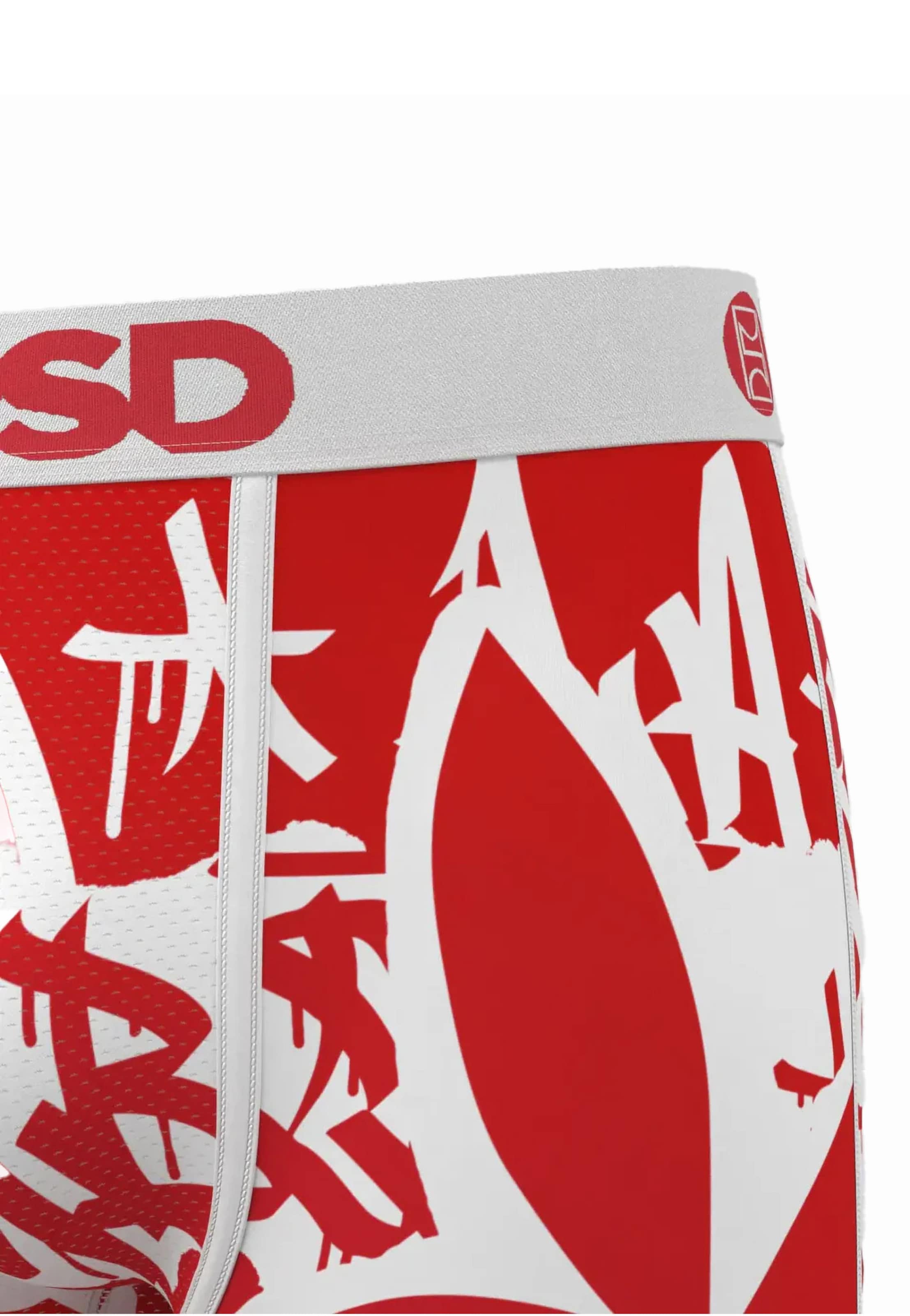 PSD Boxer shorts 'Playboy Red Tags' in White