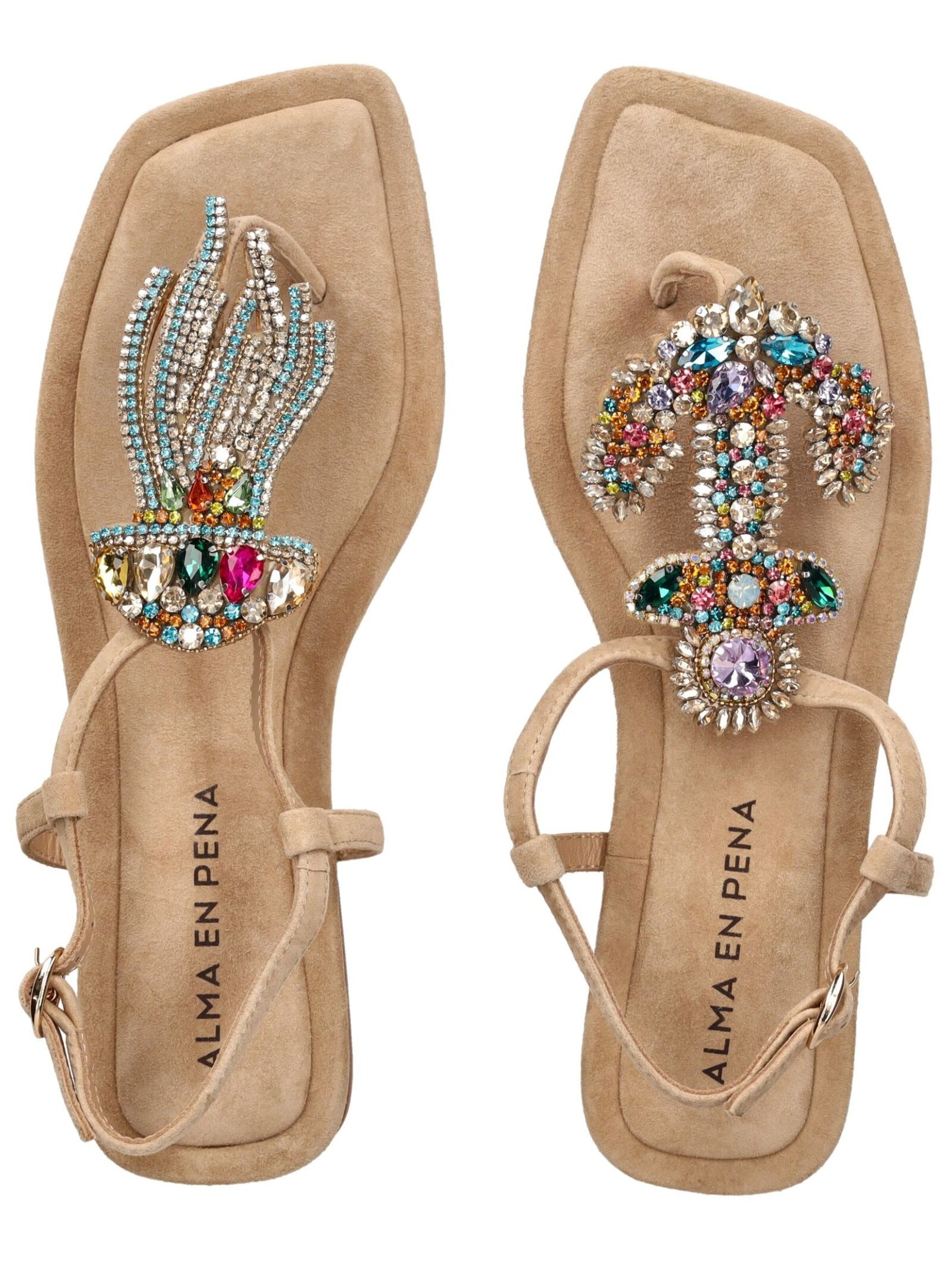 Alma En Pena Teenslipper in Beige