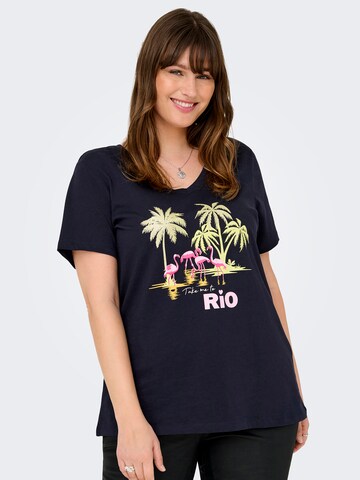 ONLY Carmakoma Shirt in Blue
