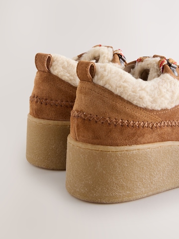 Sneaker low de la Next pe maro