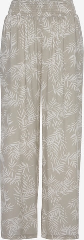 LASCANA Широка кройка Панталон в сиво: отпред