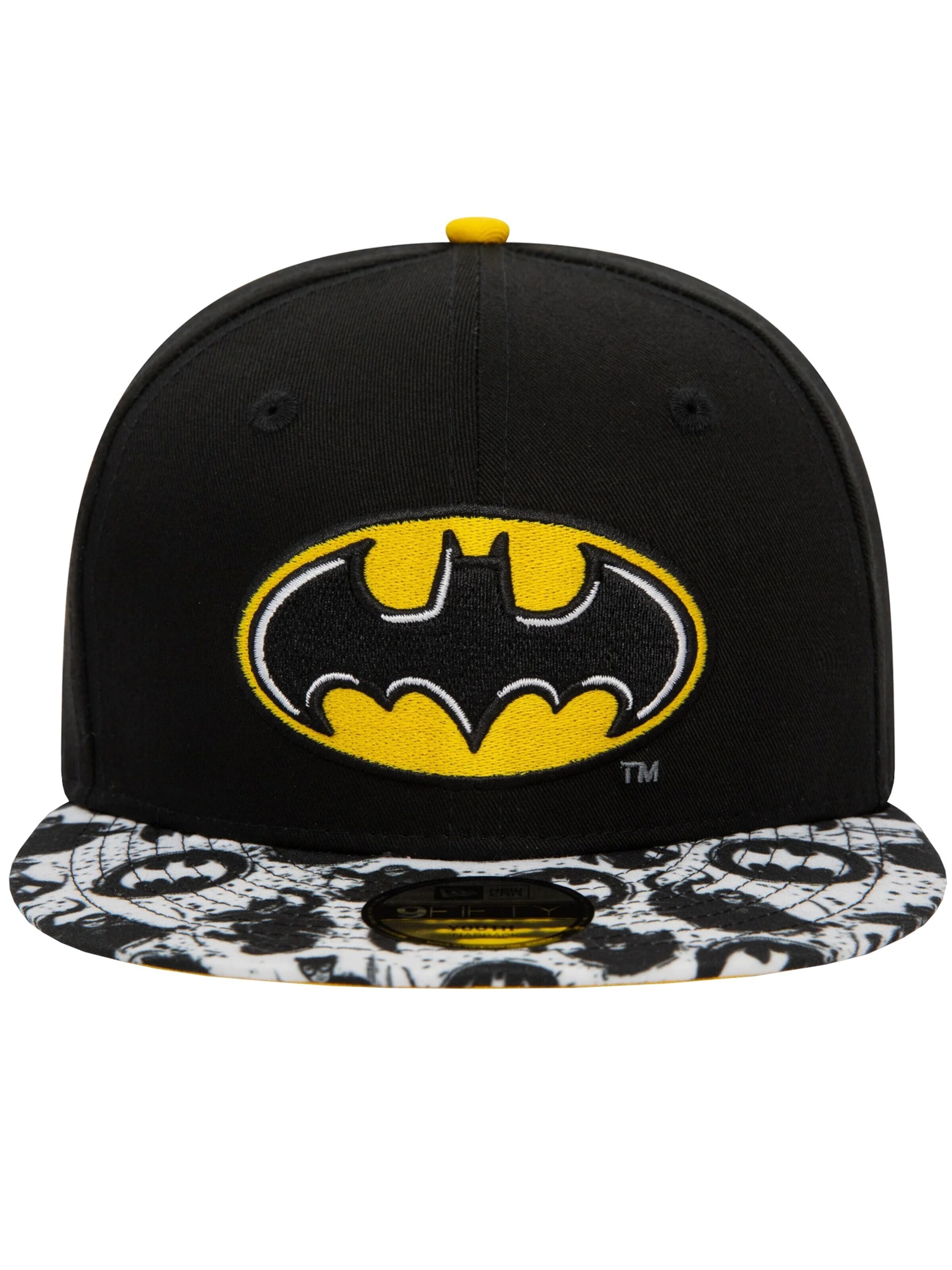 NEW ERA Hat 'New Era Super Aop 950 Batman Kids Cap' in Black