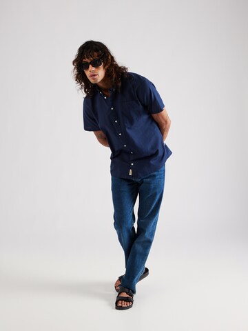 BLEND Regular fit Button Up Shirt in Blue