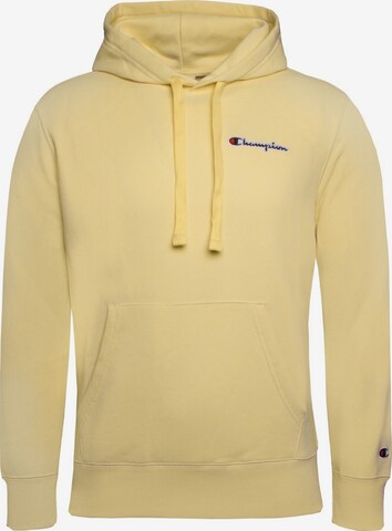 Champion Authentic Athletic Apparel Sweatshirt in Yellow: front